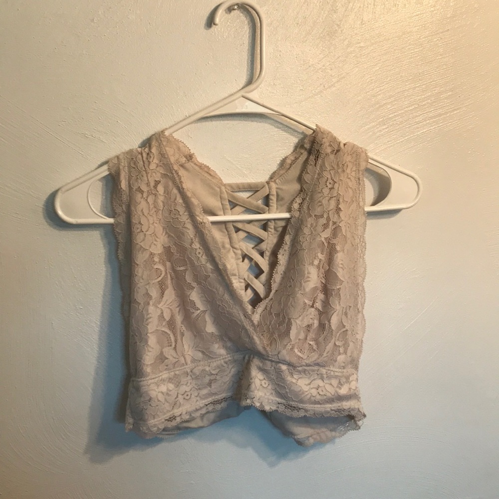 White bralett lace